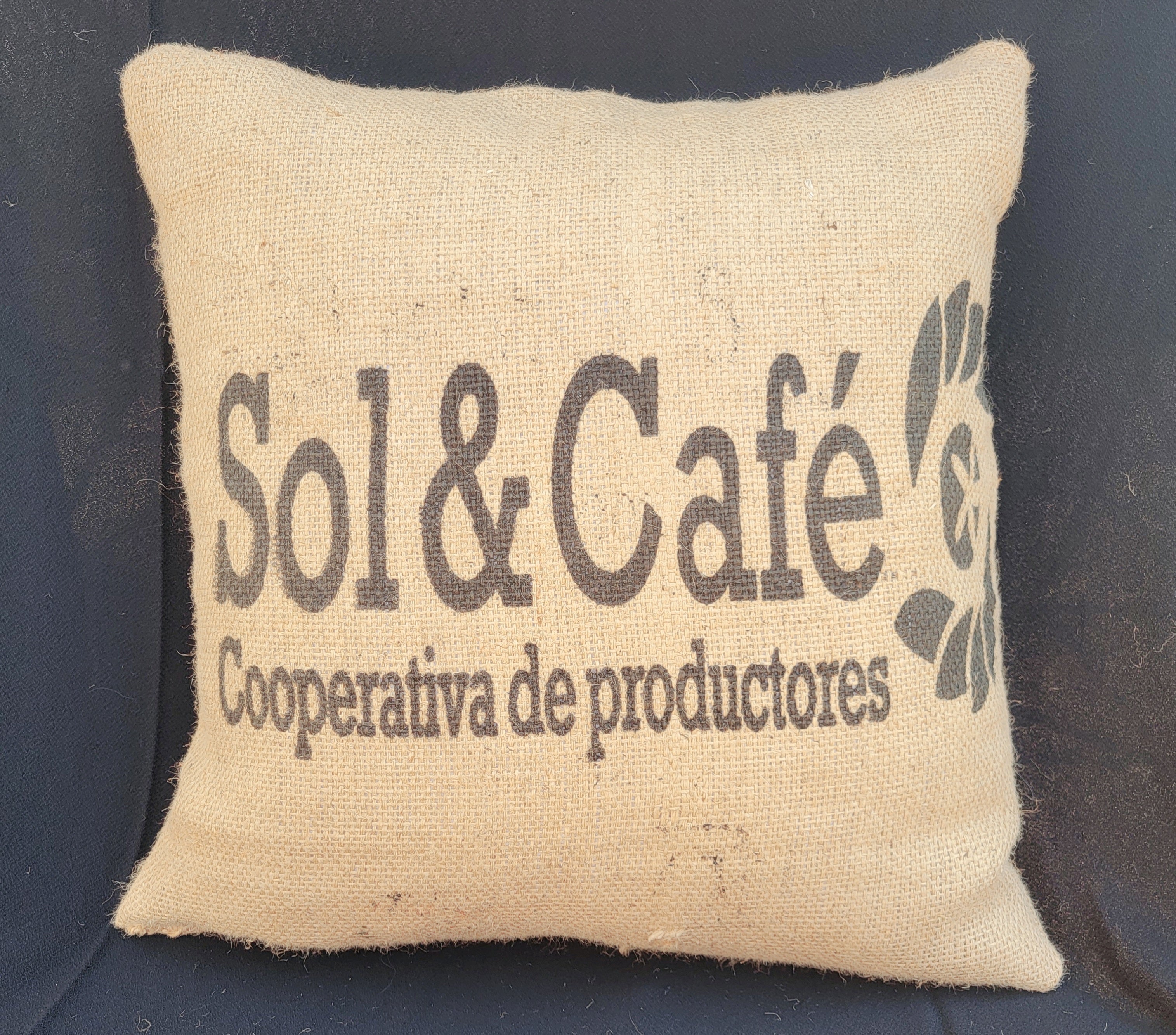 Burlap Decorative Pillow - Sol & Cafe - Peru