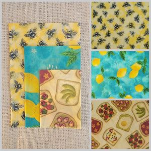 Open image in slideshow, Beeswax Wraps - Multi Pack S/M/L - Multiple Patterns Available

